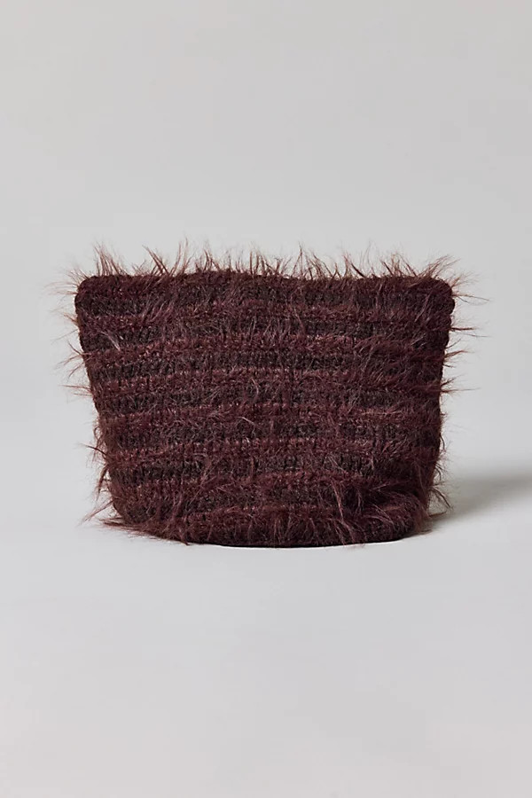 Mylo Fuzzy Beanie in Chocolate, Women's at Urban Outfitters | Urban Outfitters (US and RoW)