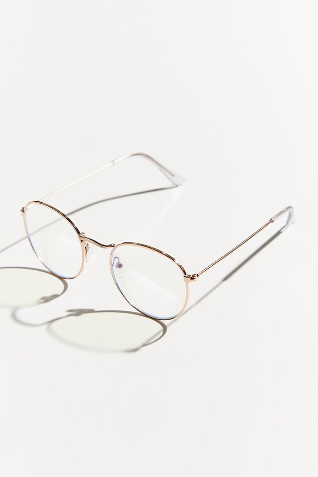 Taylor Blue Light Round Glasses | Urban Outfitters (US and RoW)
