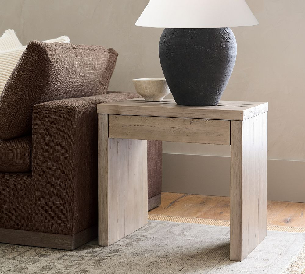 Pismo Rectangular Side Table | Pottery Barn (US)