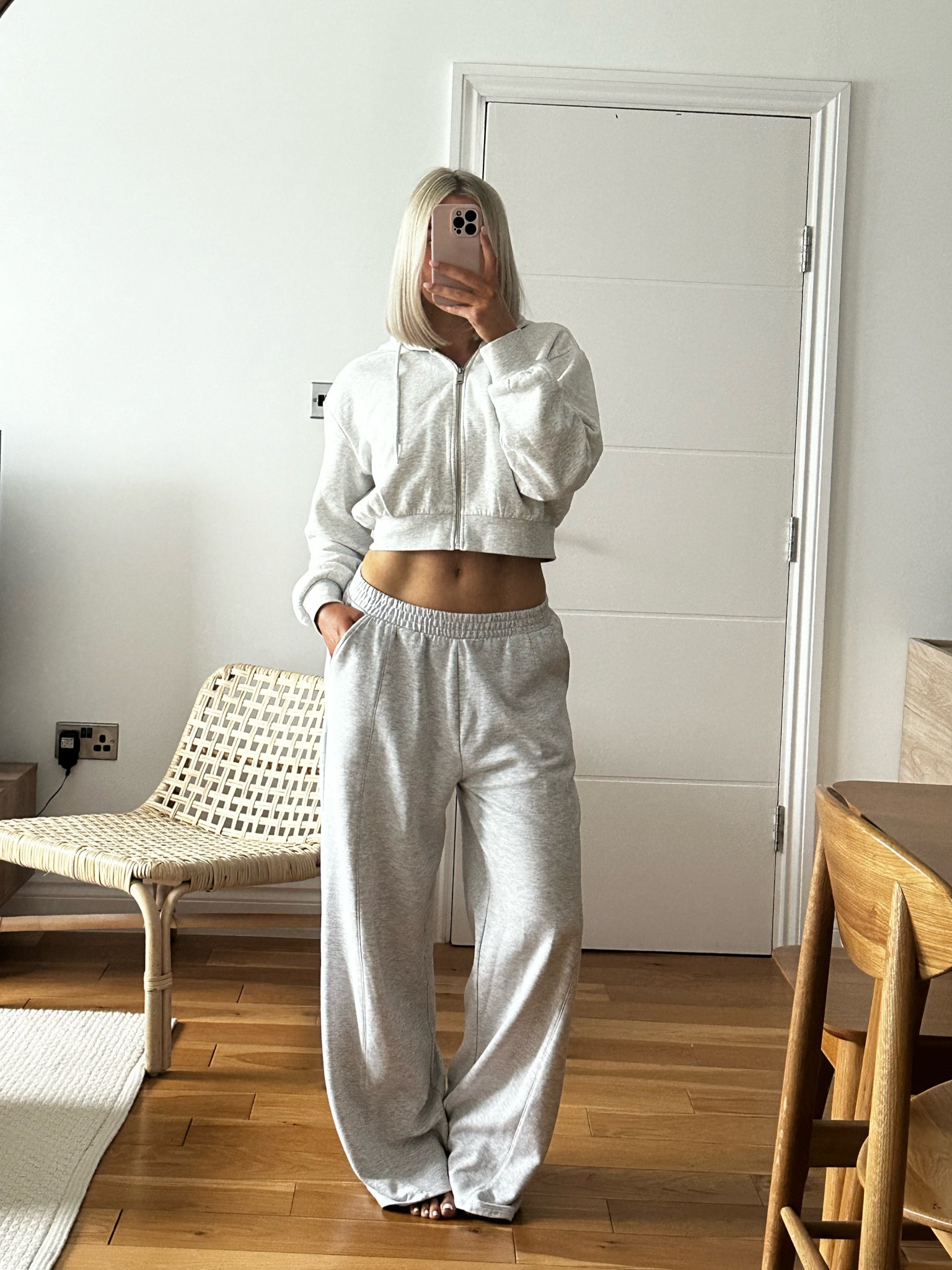 Comfy outfit 
Grey joggers
Sweatpants
Cropped zip up hoodie
Casual outfit 
Sunday outfit 
Airport outfit 
Wide leg sweat pants 
Grey zip up 

#LTKstyletip #LTKuk #LTKeurope