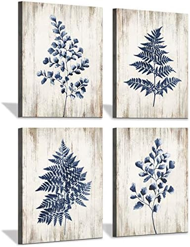Hardy Gallery Leaf Wall Art Canvas Prints: Rustic  | Amazon (US)