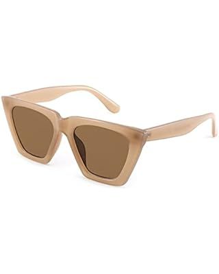 Amazon.com: SOJOS Vintage Oversized Square Cat Eye Polarized Sunglasses for Women Trendy Fashion ... | Amazon (US)