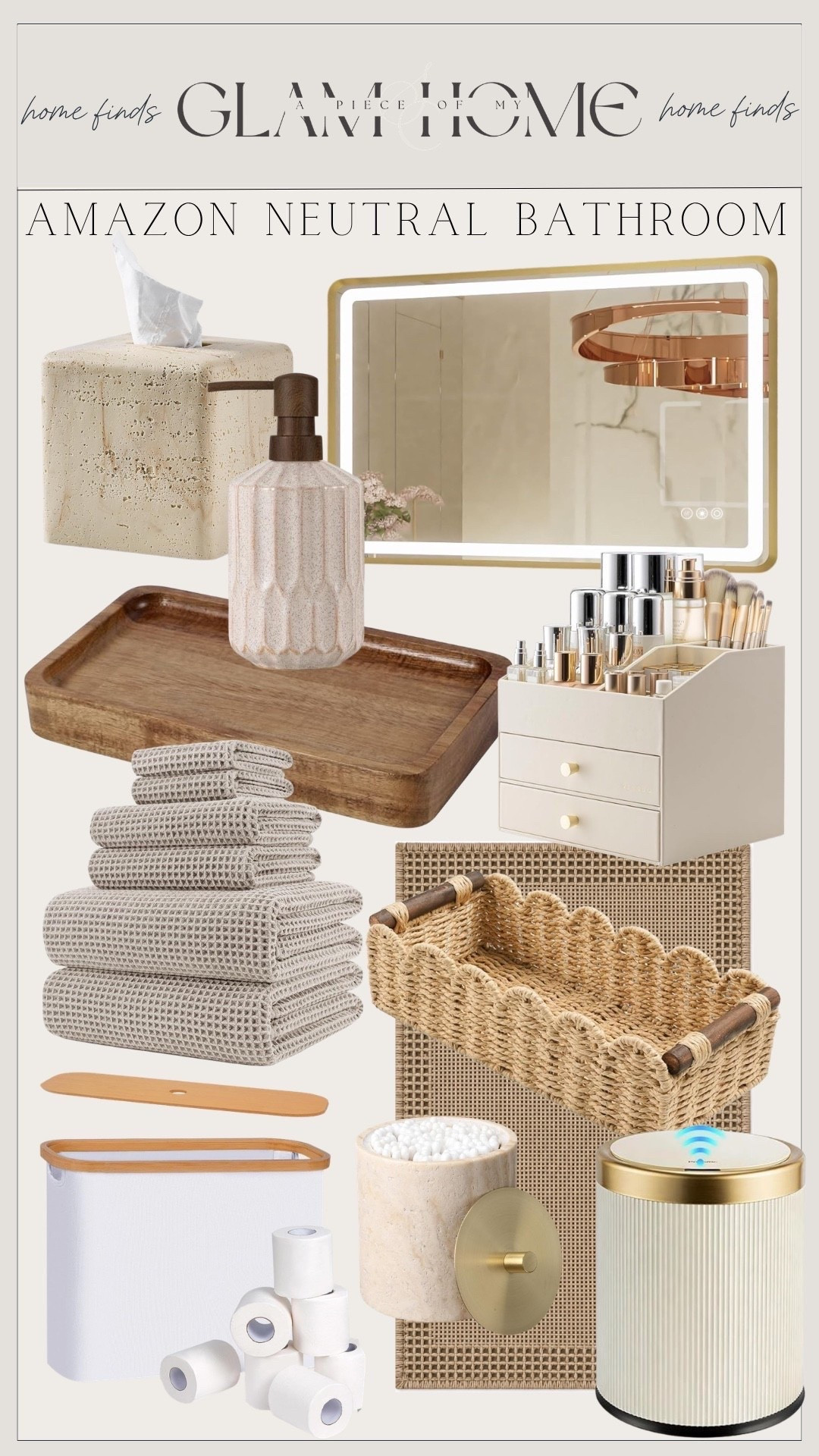 Amazon neutral bathroom, neutral bathroom decor, bathroom organization, minimalist bathroom, spa bathroom aesthetic, modern bathroom decor, beige bathroom decor, bathroom storage, neutral home finds, bathroom essentials, bathroom countertop decor, shower organization, bathroom shelving, luxury bathroom vibes, affordable bathroom finds, cozy bathroom decor, bathroom accessories, neutral towels, vanity organization, bathroom refresh, clean girl bathroom, modern farmhouse bathroom, aesthetic bathroom finds, Amazon home finds, bathroom styling, simple home decor, bathroom must haves, soft neutral decor

#LTKHome #LTKSeasonal #LTKU