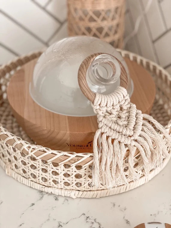 Macrame Aria Diffuser Charm Essential Oils Boho Style | Etsy | Etsy (US)