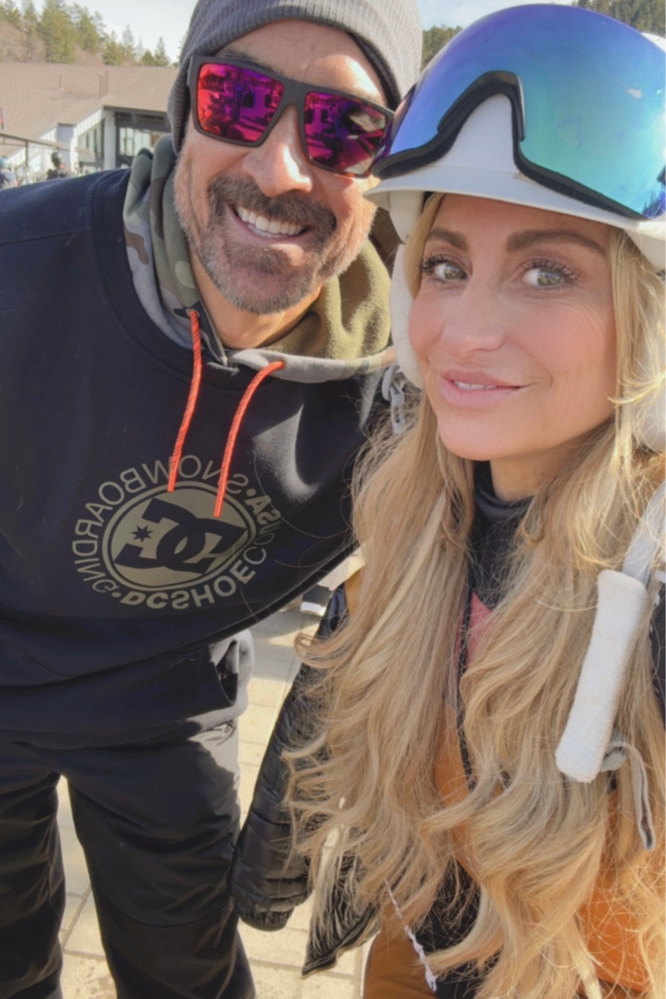 Slope ready with Bobby, Carhartt ski bib linked, base layers size small Sweaty Betty, shoes size 8, ski goggles

#LTKfitness #LTKmens #LTKfindsunder100