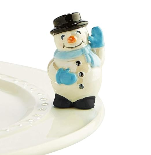 Nora Fleming Hand-Painted Mini: Frosty Pal (Snowman) A172 | Amazon (US)