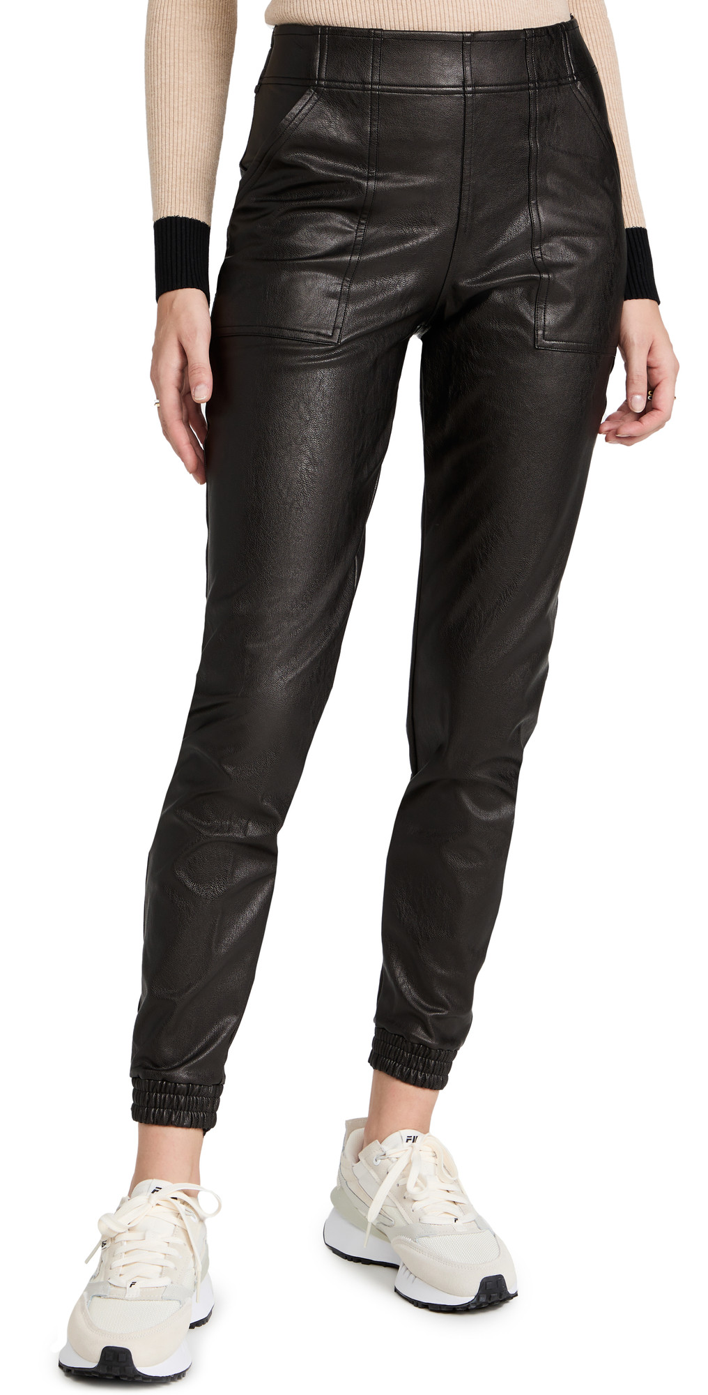 SPANX Leather Like Joggers | Shopbop
