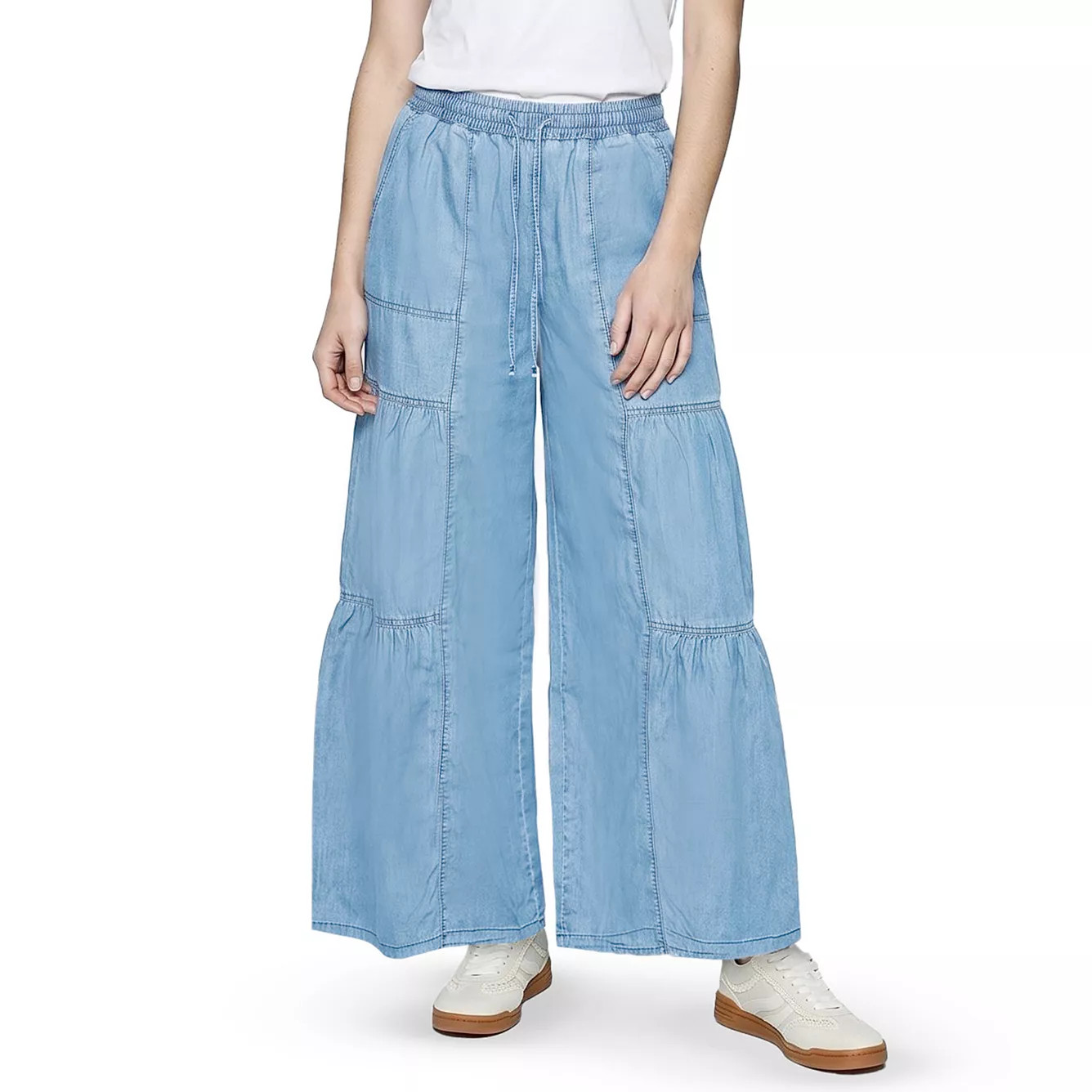 Juniors' madden girl Wide Leg Tiered Pants | Kohl's