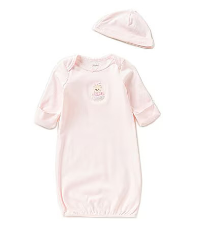 Little Me Baby Girls Sweet Bear Gown -  0/3 Months | Dillard's
