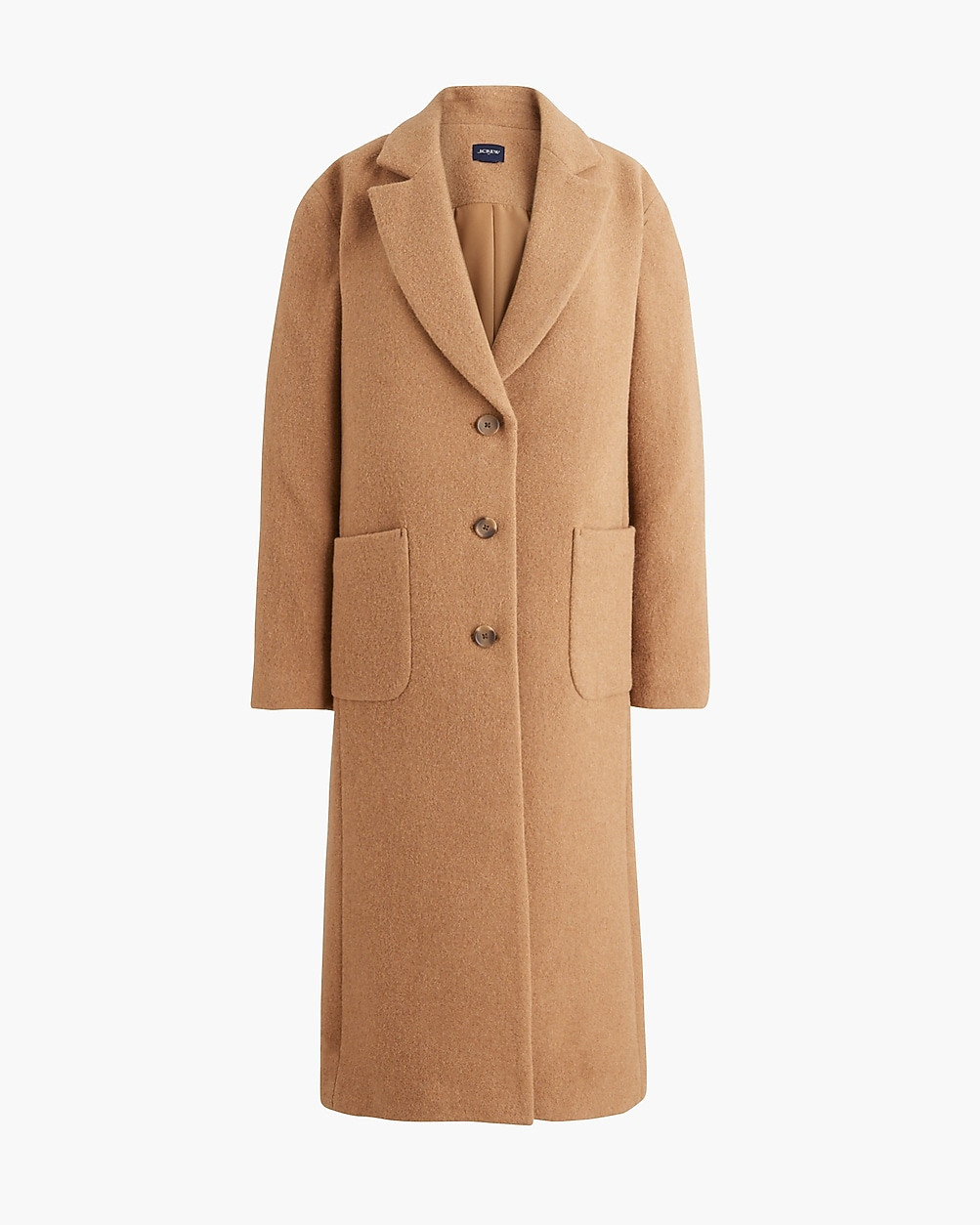 Wool-blend patch-pocket topcoat | J.Crew Factory