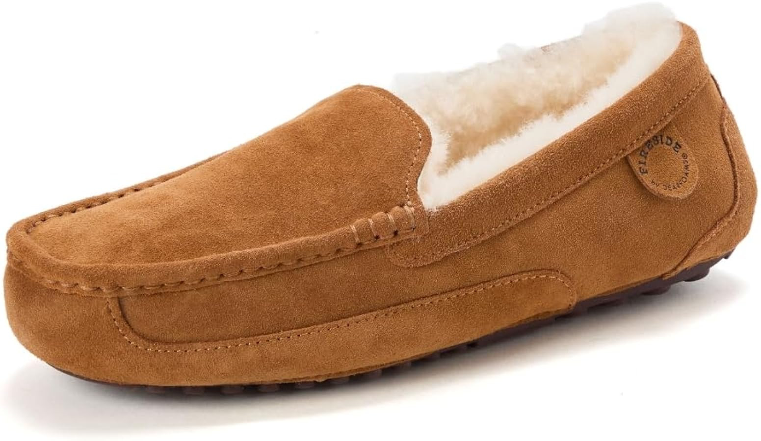 Fireside By Dearfoams Women's Mel Shearling Moccasin | Amazon (US)