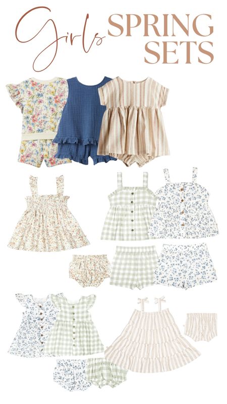 Girls spring sets. Perfect for family photo shoots then to the playground. 

#LTKstyletip #LTKfindsunder50 #LTKkids