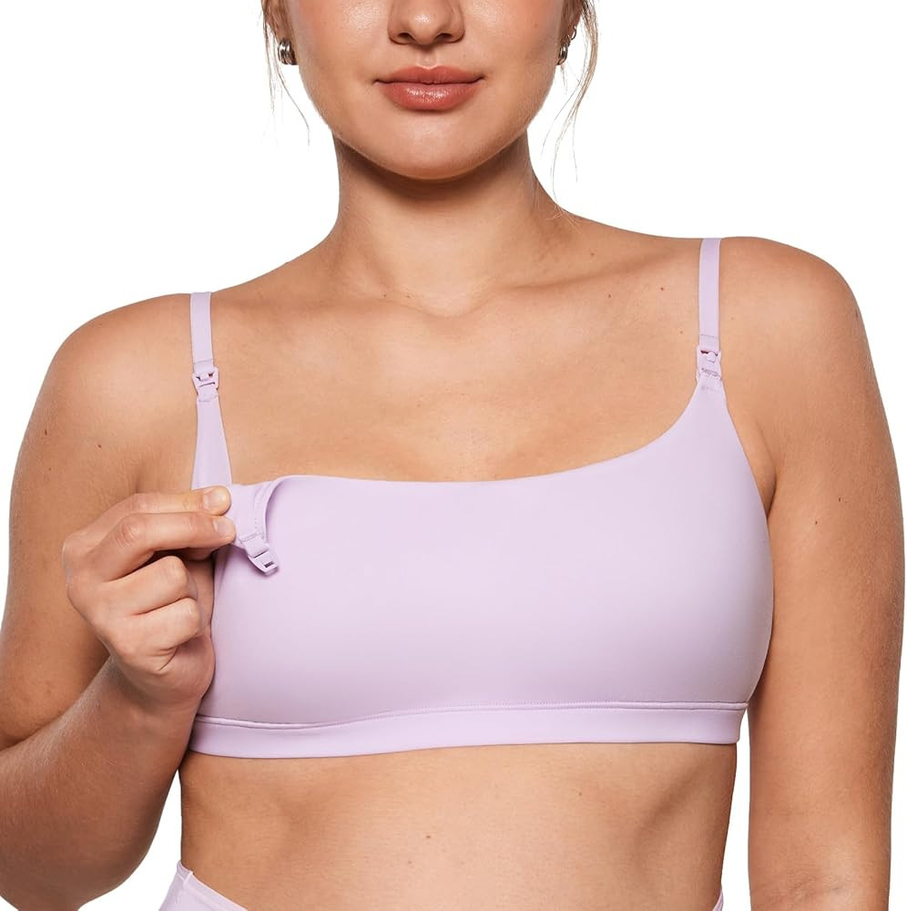 INLYRIC Women's Inbarely Soft Nursing Bras Unlined Bralettes Maternity Bra for Breastfeeding Unpa... | Amazon (US)