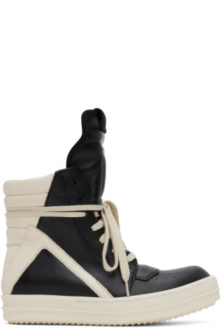 Black Geobasket Sneakers | SSENSE