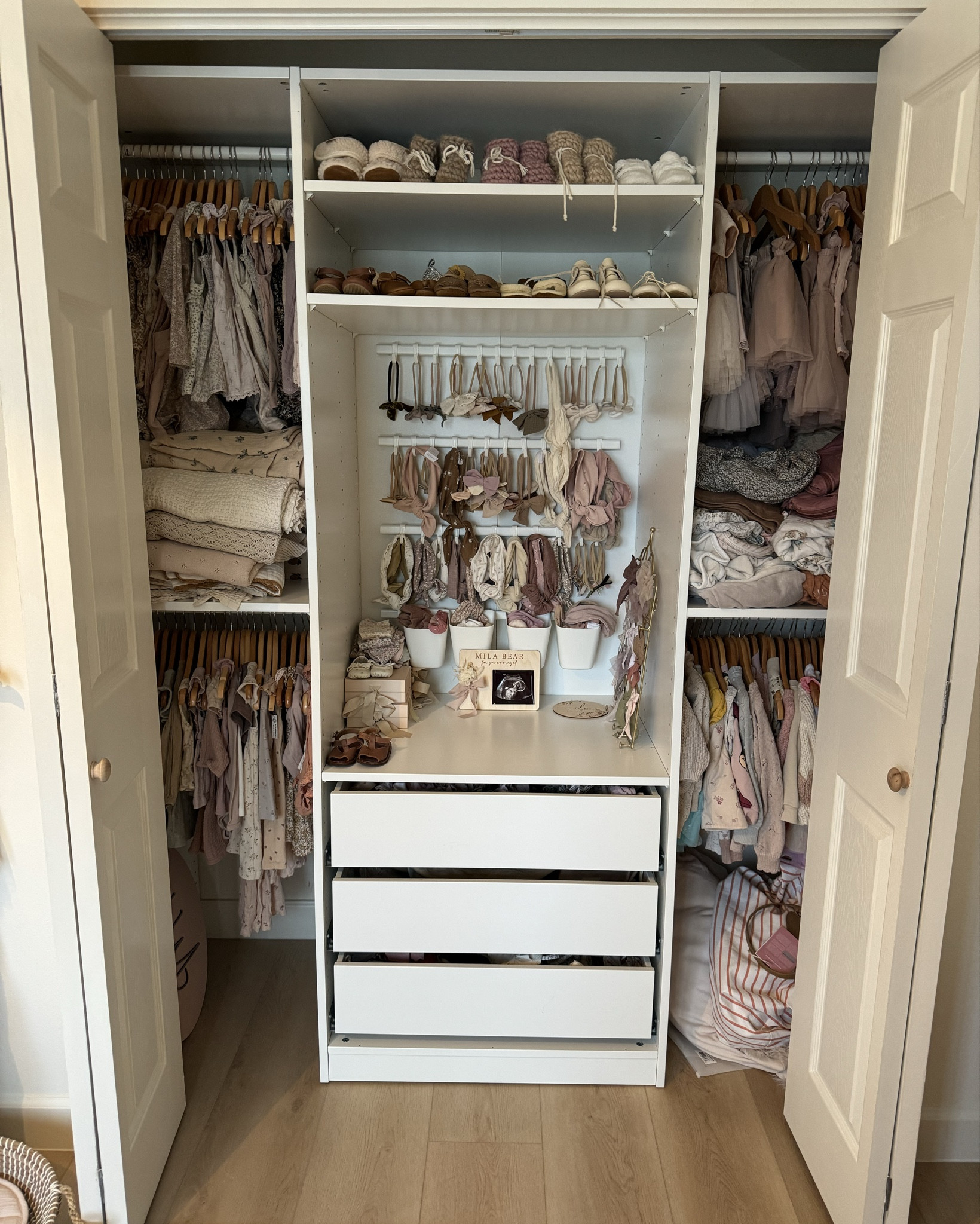 Ikea PAX organization kids closet hack + sharing links in her room! 

#LTKKids #LTKBump #LTKBaby