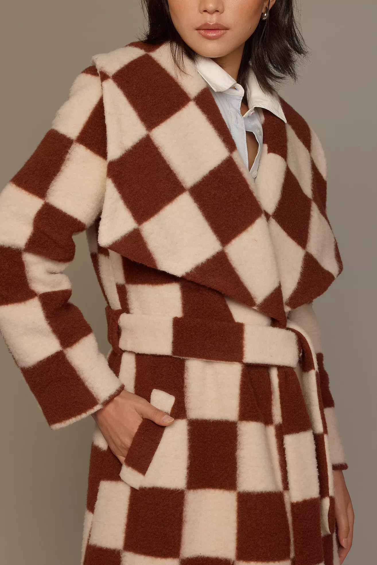 Hutch Oversized Collar Juni Wrap Coat | Anthropologie (US)