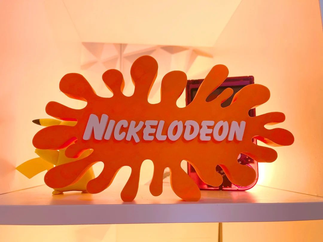 Nickelodeon Sign Shelf Splat Decoration 3D Print Great for - Etsy | Etsy (US)