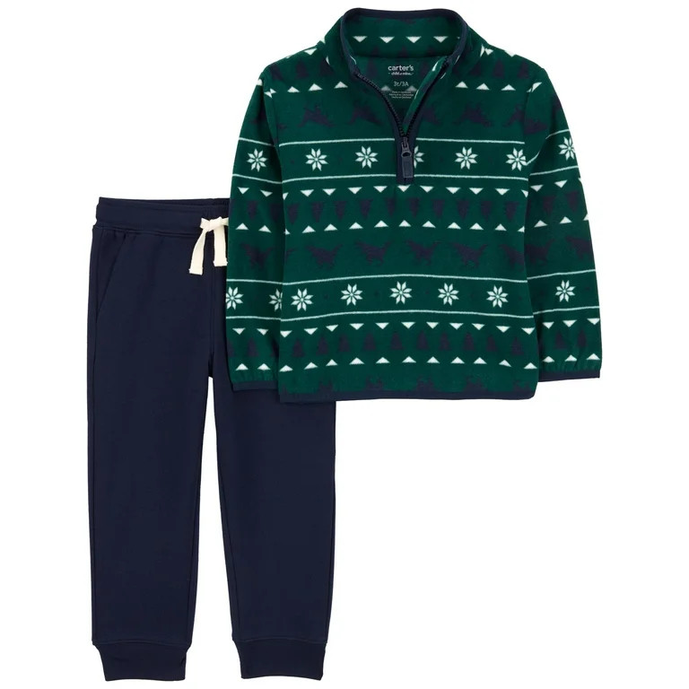 Carter's Child of Mine Toddler Boy Fair Isle Set, 2 Piece, Sizes 12 Months - 5T - Walmart.com | Walmart (US)