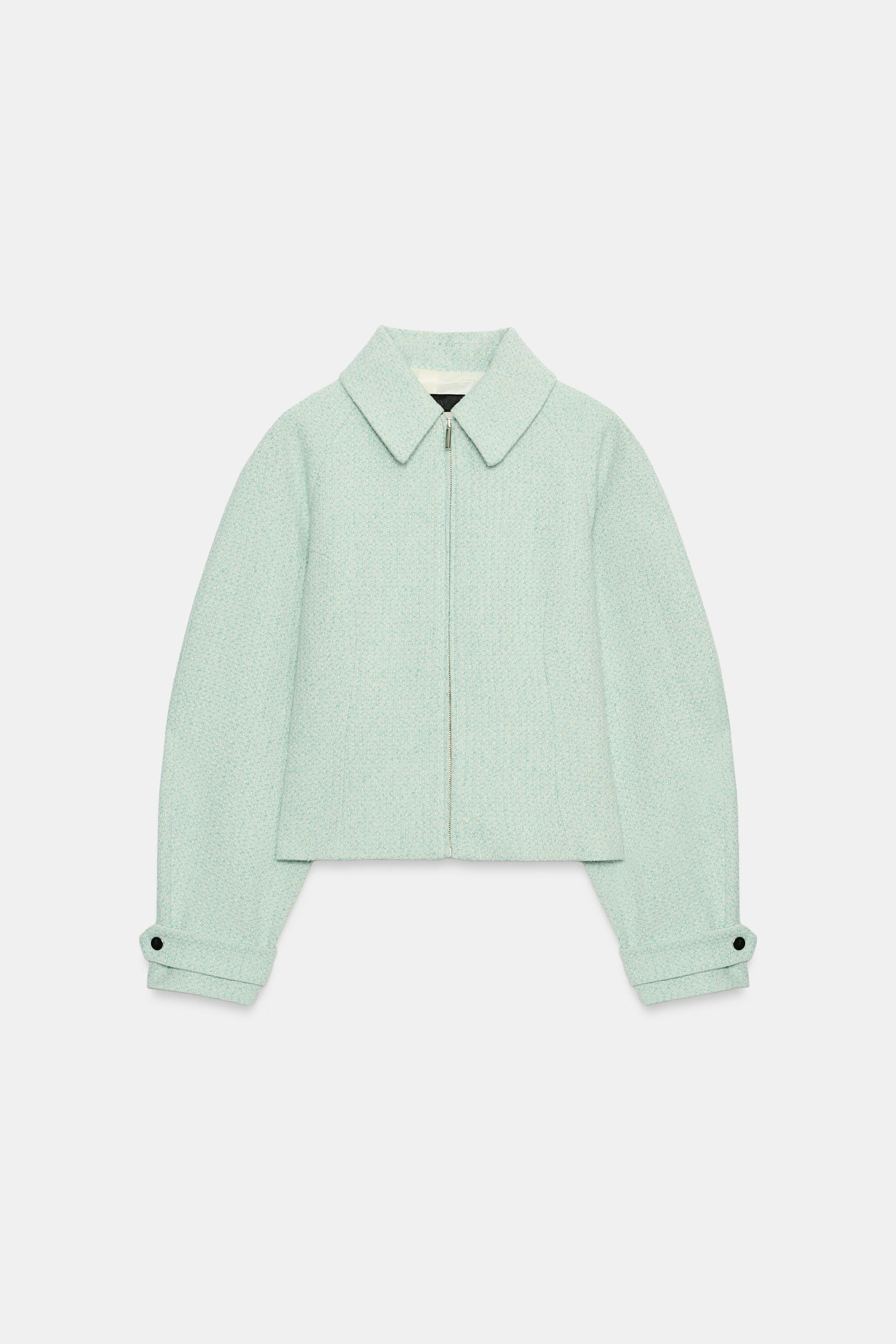TEXTURED ZIP JACKET | Zara US