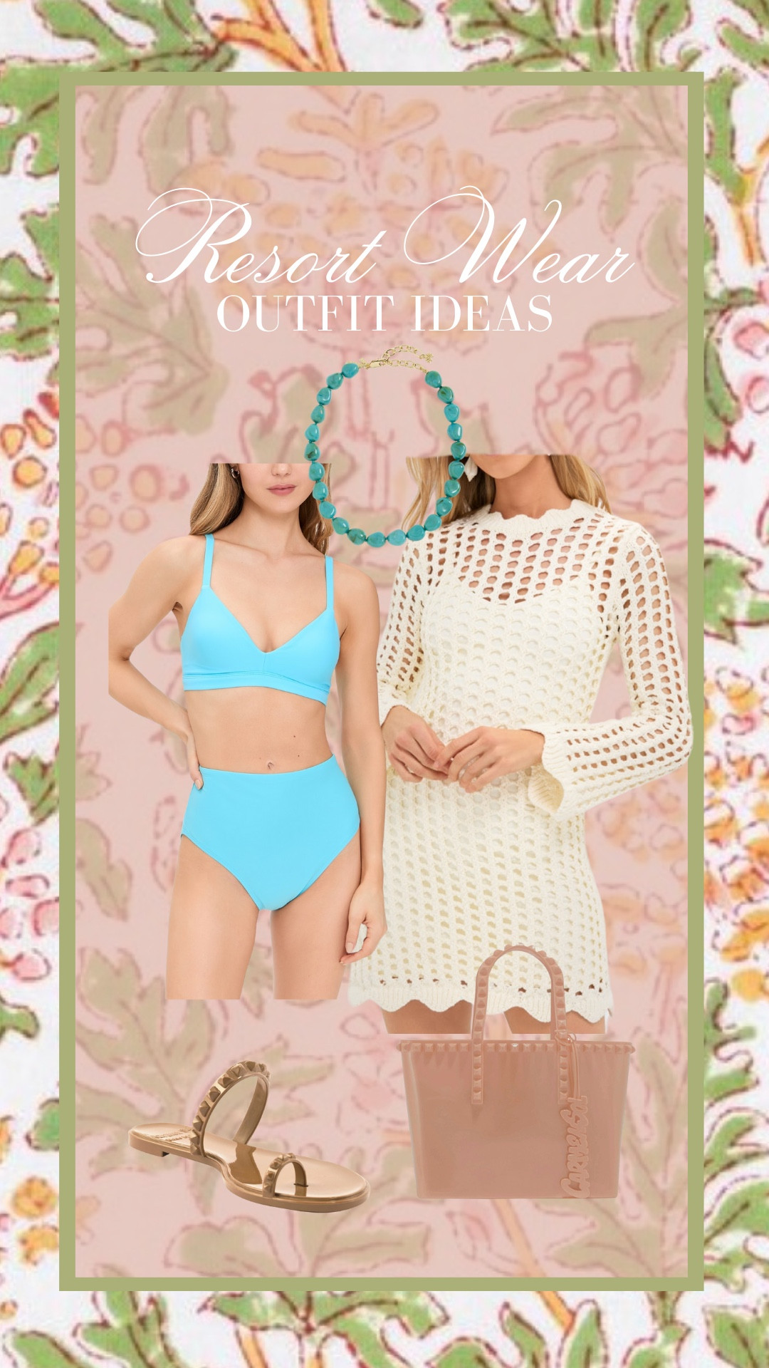 Resort wear outfit idea!

Beach vacation // summer // resort wear
