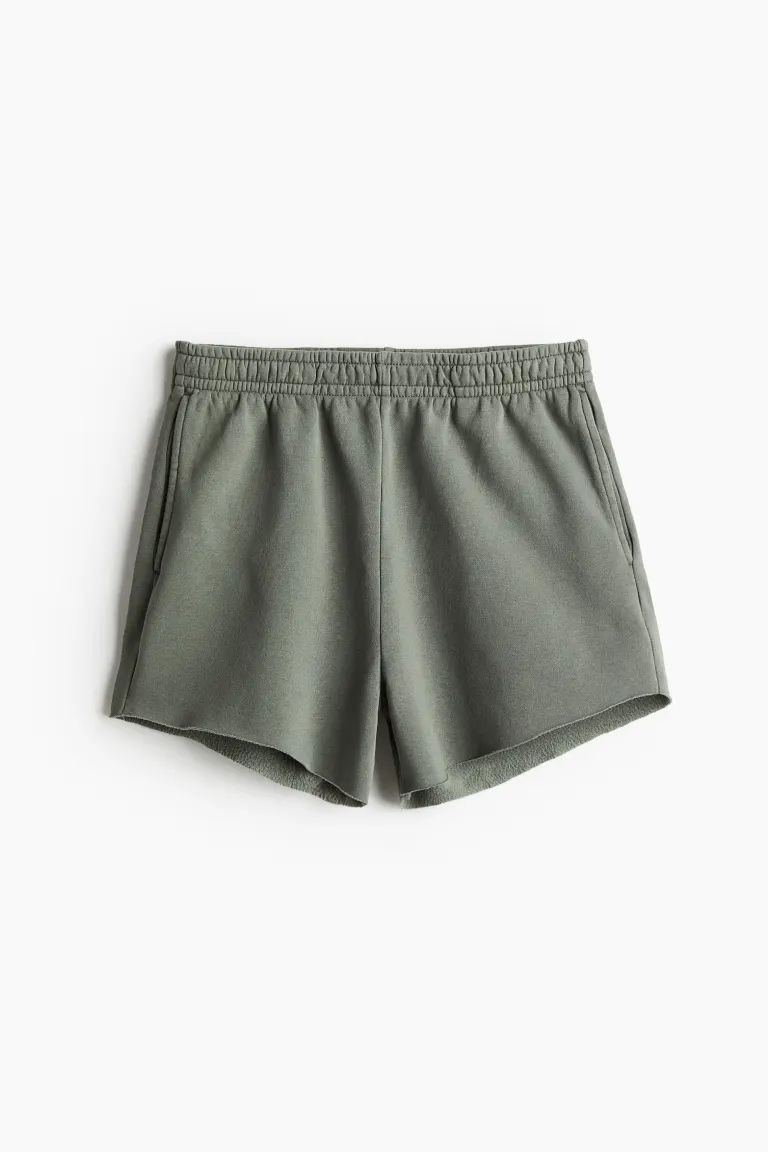 Sweatshorts - Khaki green - Ladies | H&M US | H&M (US + CA)