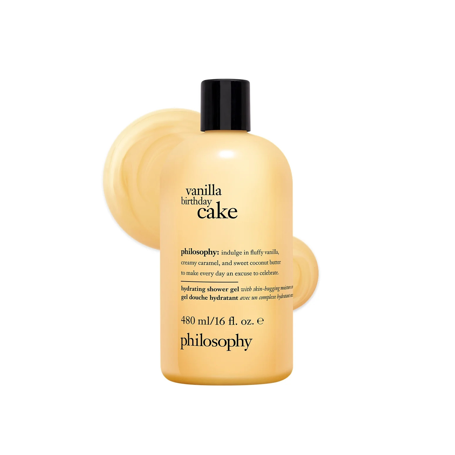 vanilla birthday cake hydrating shower gel | Philosophy