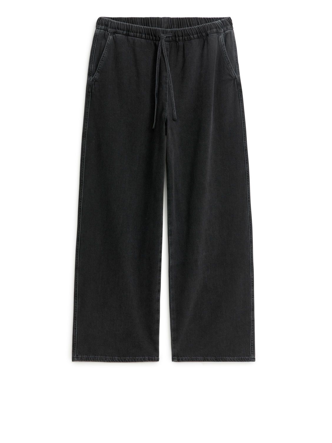 Pantalon en jean avec cordon de serrage | ARKET (US&UK)