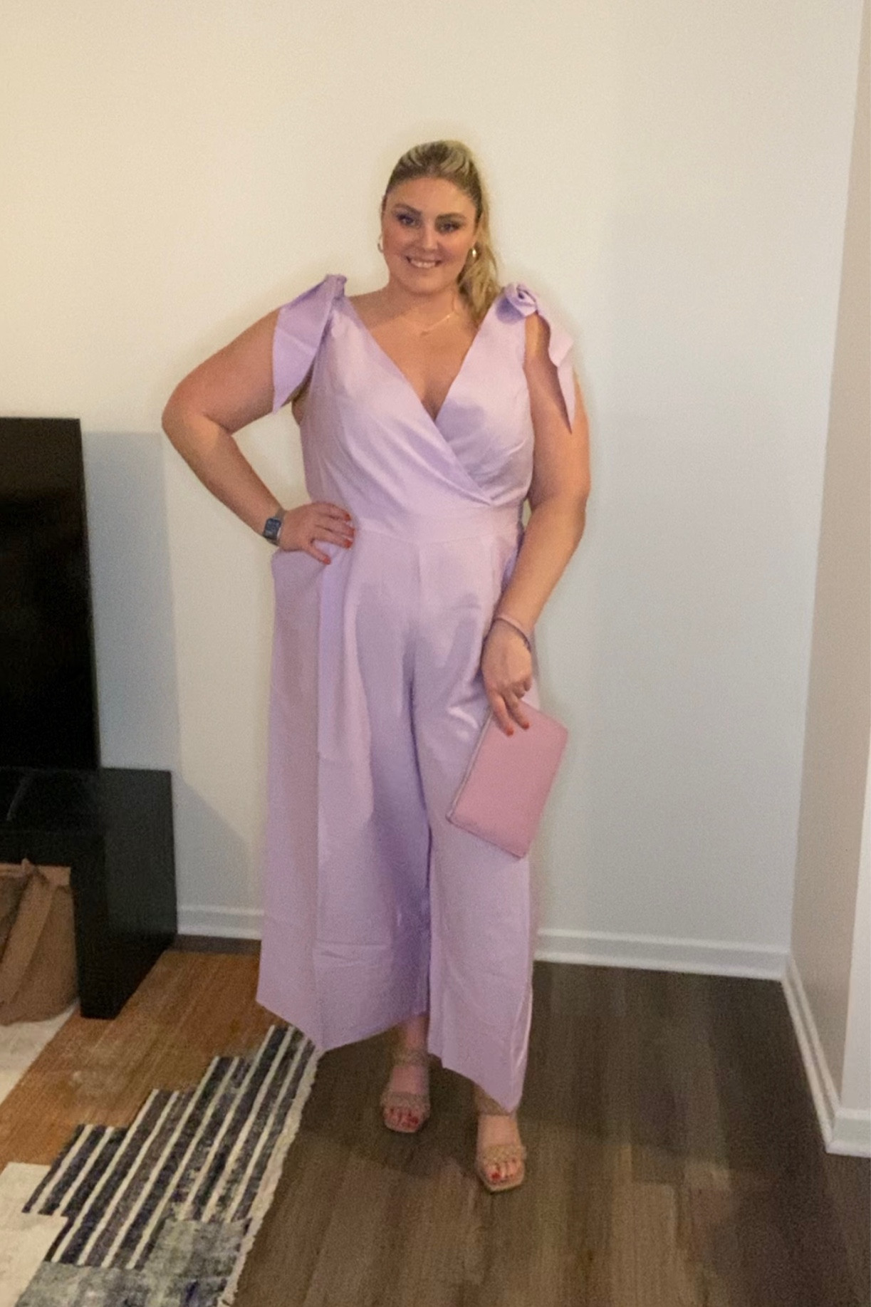 How cute is this lavender jumpsuit from Eloquii? There are four color options, I’ll also share a collage showing all four colors! 

#plussizefashion #curvyfashion #plussizestyle #curvyclothing #curvystyle #tall #curvyoutfit #plussizeoutfit #outfitinspo #eloquii #jumpsuits #summer #lavender 

#LTKstyletip #LTKshoecrush #LTKcurves