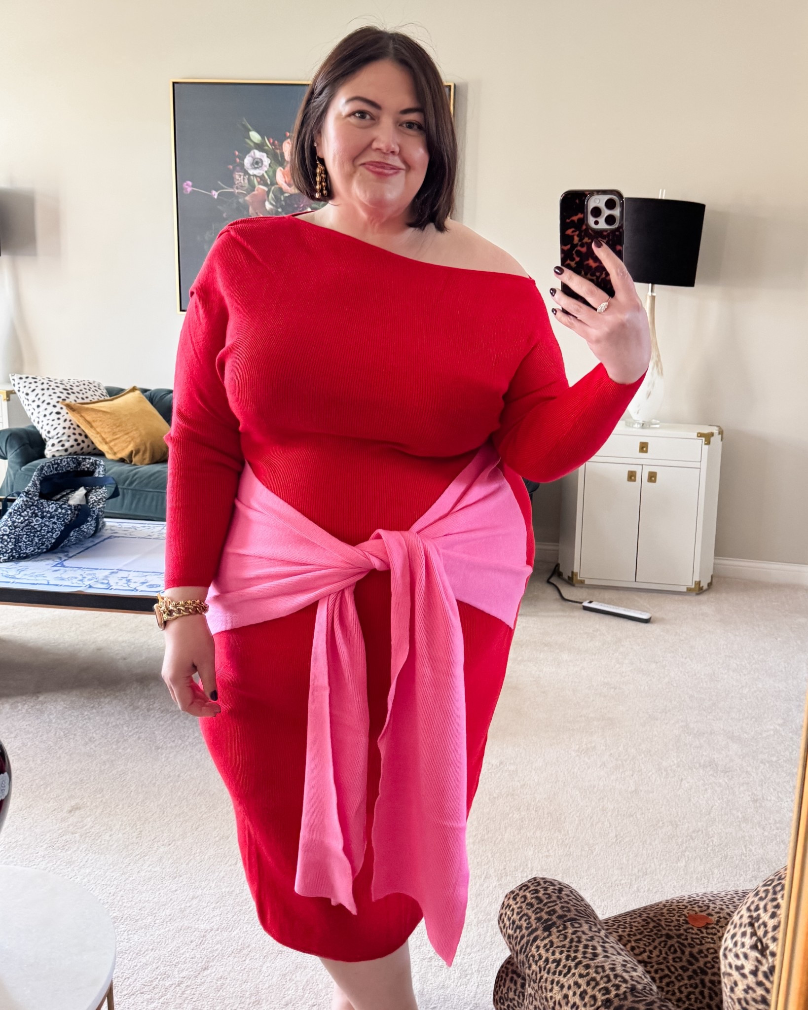 Pink and red is such a fun combo I don’t see often. This knit dress is comfy and playful and is in plus sizes and straight sizes  

#LTKOver40 #LTKPlusSize