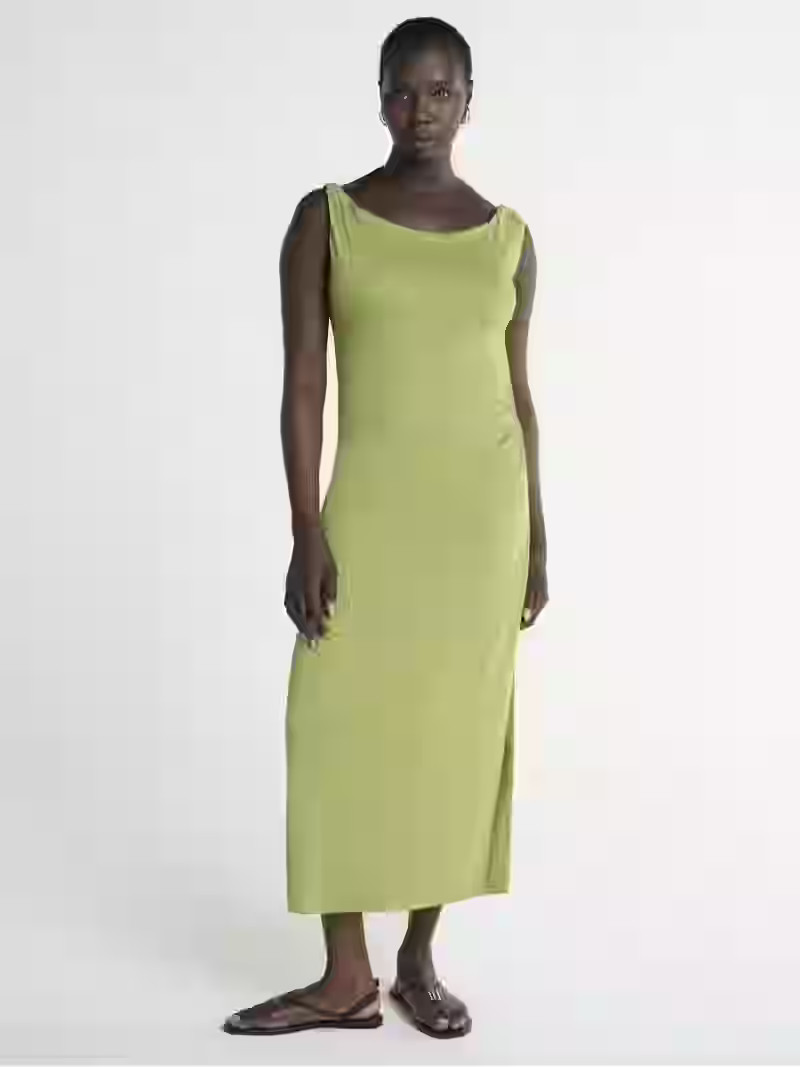 Scoop Women’s Asymmetrical Maxi Dress, Sizes XS-XXL | Walmart (US)