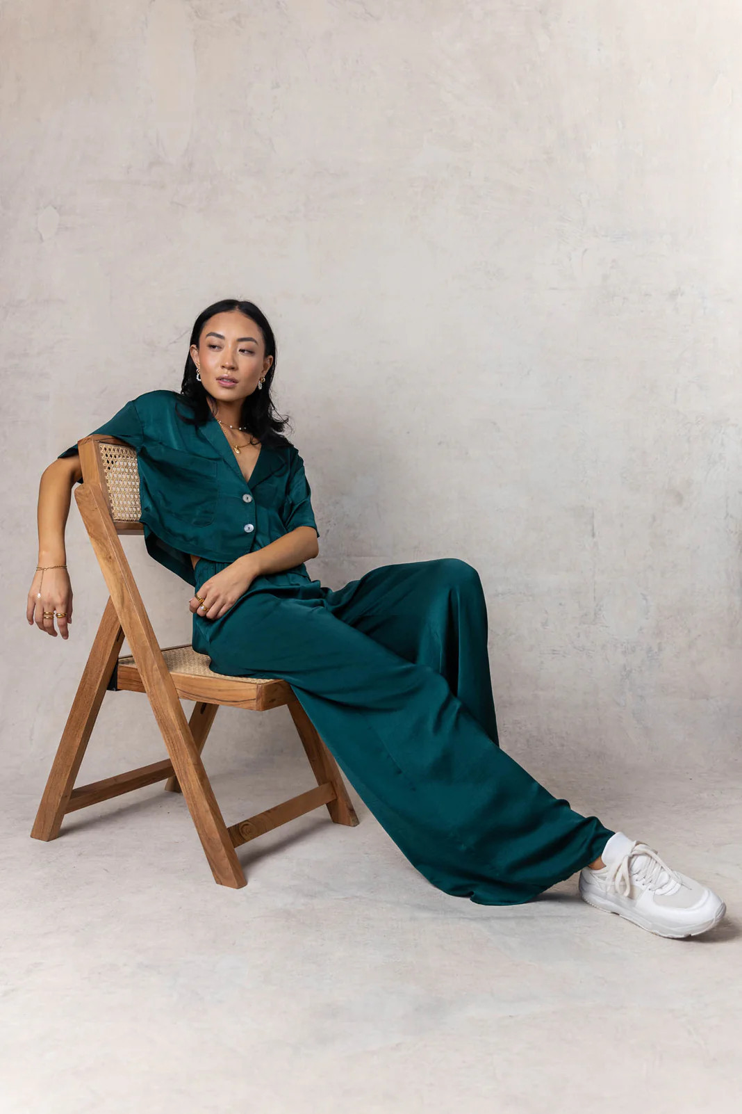 Haisley Pants in Emerald - böhme | Böhme US