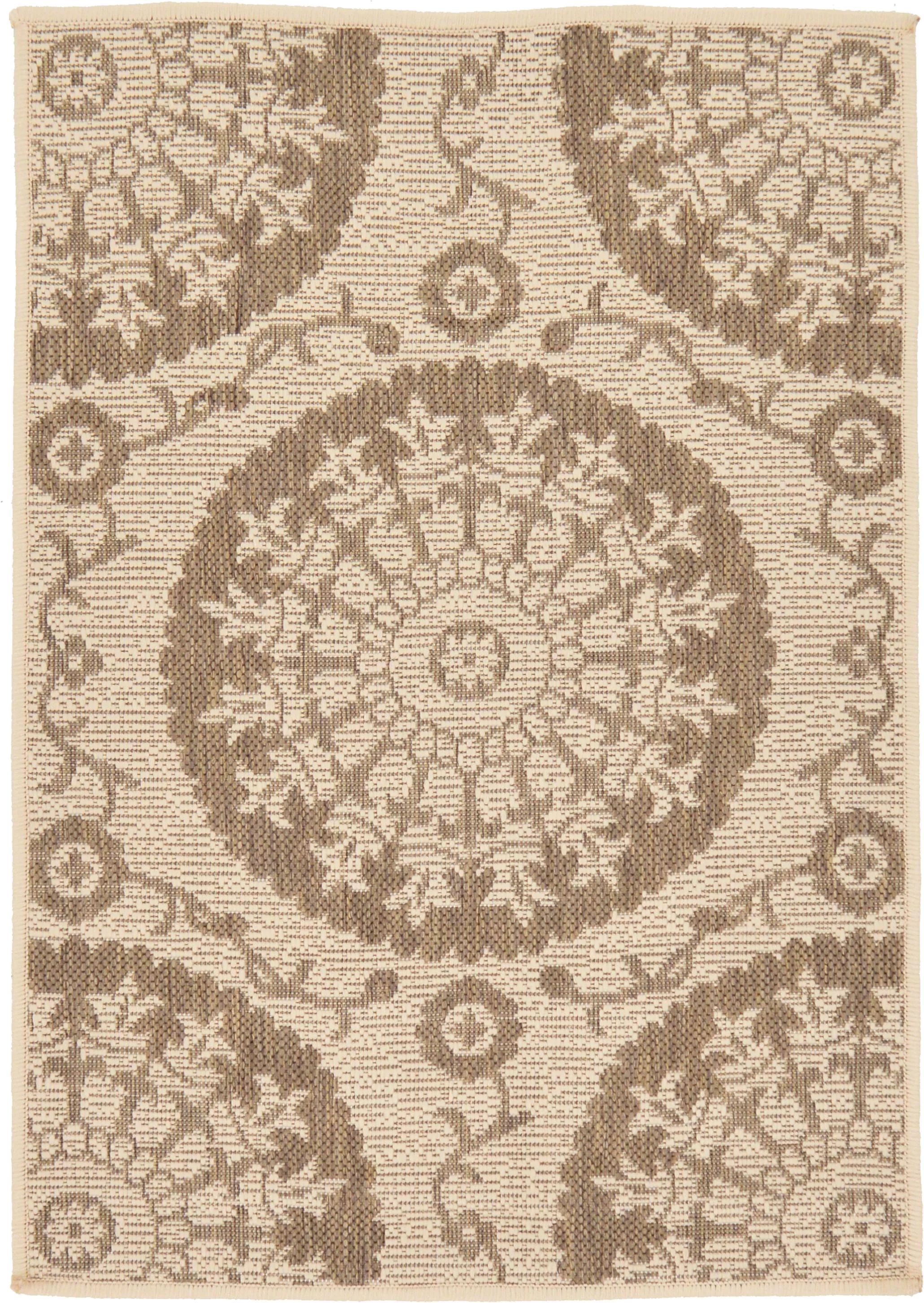 Unique Loom Medallion Outdoor Contemporary Geometric Area Rug or Runner | Walmart (US)