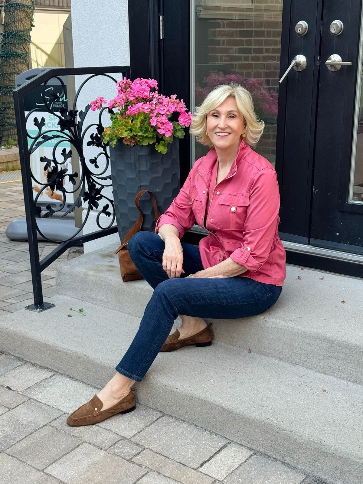 A little pop of pink is always a good idea! 💕 I love how this pink utility jacket adds a feminine twist to an otherwise classic jeans-and-loafers combination.

It’s casual, comfortable, and easy enough for everyday wear, but the pretty pink shade makes the whole outfit feel a little more special. This is definitely the kind of look I’d reach for when I want to be comfy but still feel pulled together. ✨

#LTKSeasonal #LTKOver40 #LTKootd