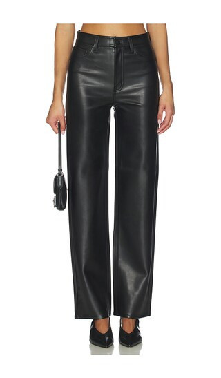 PISTOLA Cassie Super High Rise Straight in Black. - size 24 | Revolve Clothing (Global)