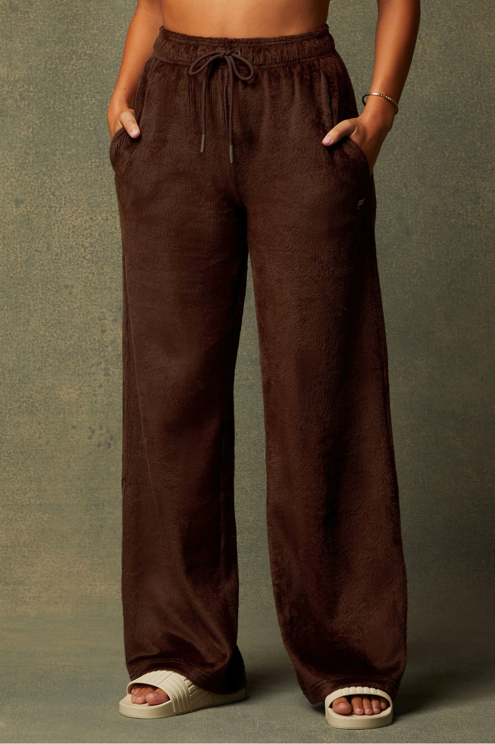 Cozy Cord High-Waisted Wide Leg Pant | Fabletics - North America