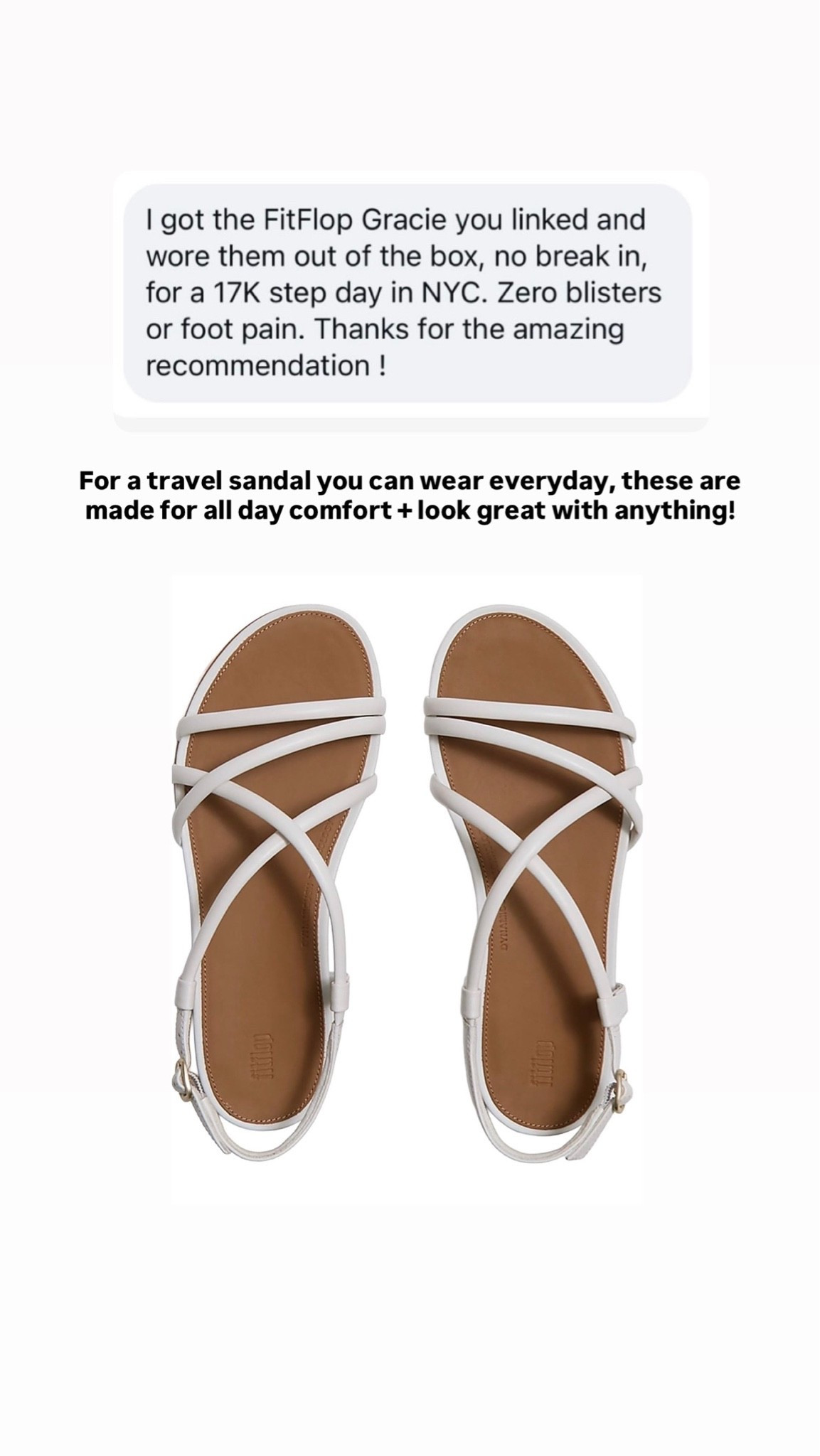 Fitflop Gracie sandals — great recommendation for a travel sandal!

#LTKTravel