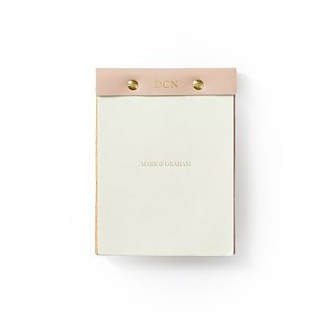 Italian Leather Desk Notepad | Mark and Graham
