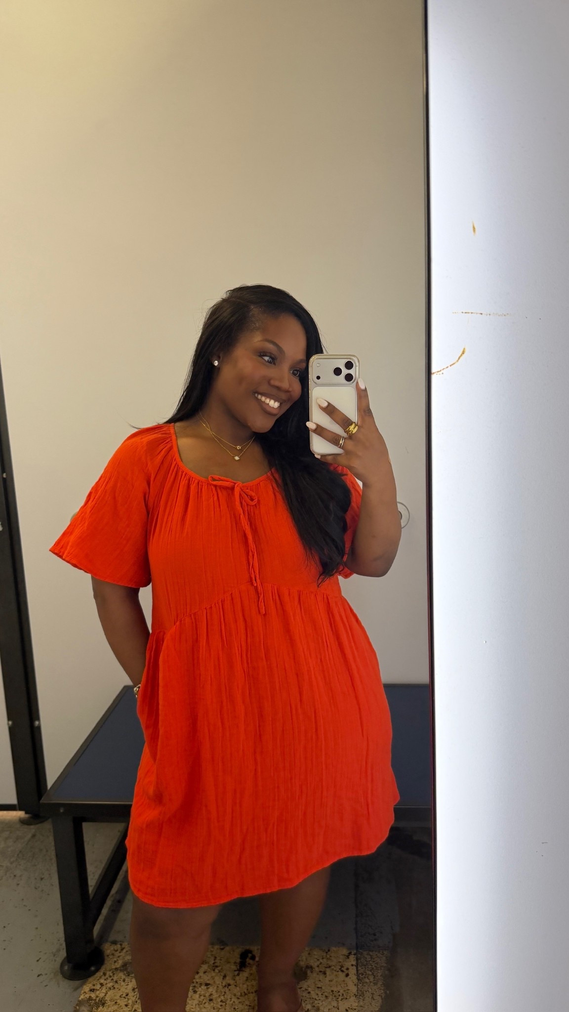 Another easy dress to throw on for the warmer months! 😍 Also love the bow detailing and pockets!! 

Dress is 50% off at Old Navy ✨

Wearing size Medium 

#LTKPetite #LTKMidsize #LTKSaleAlert