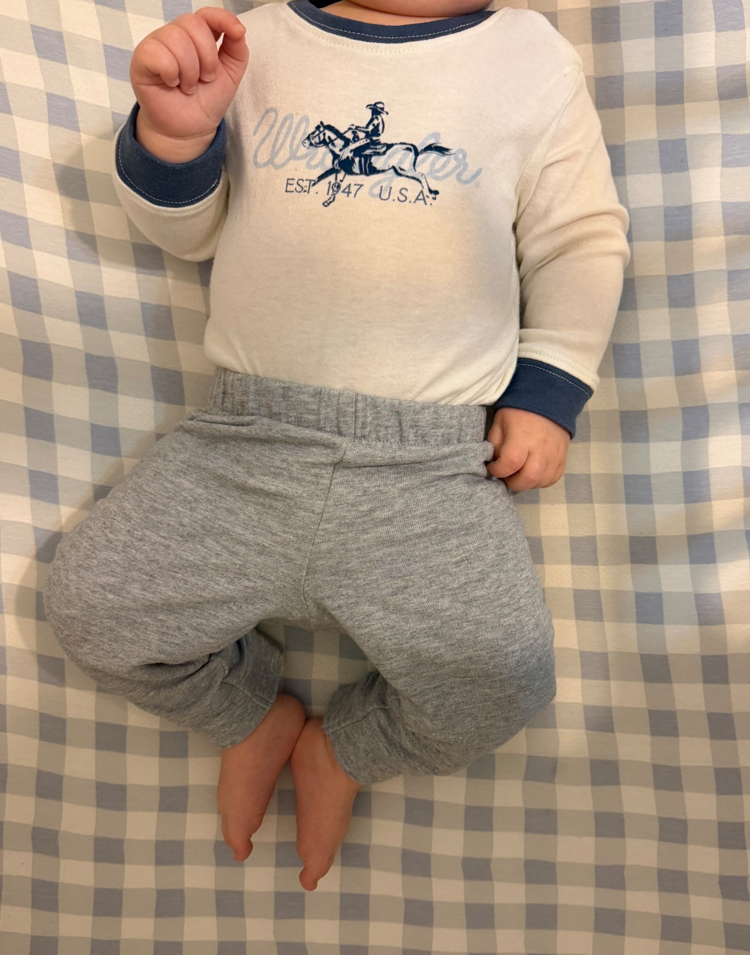@Wrangler cutest baby outfit there ever was. 💙 

#LTKmomlife #LTKBump #LTKKids
