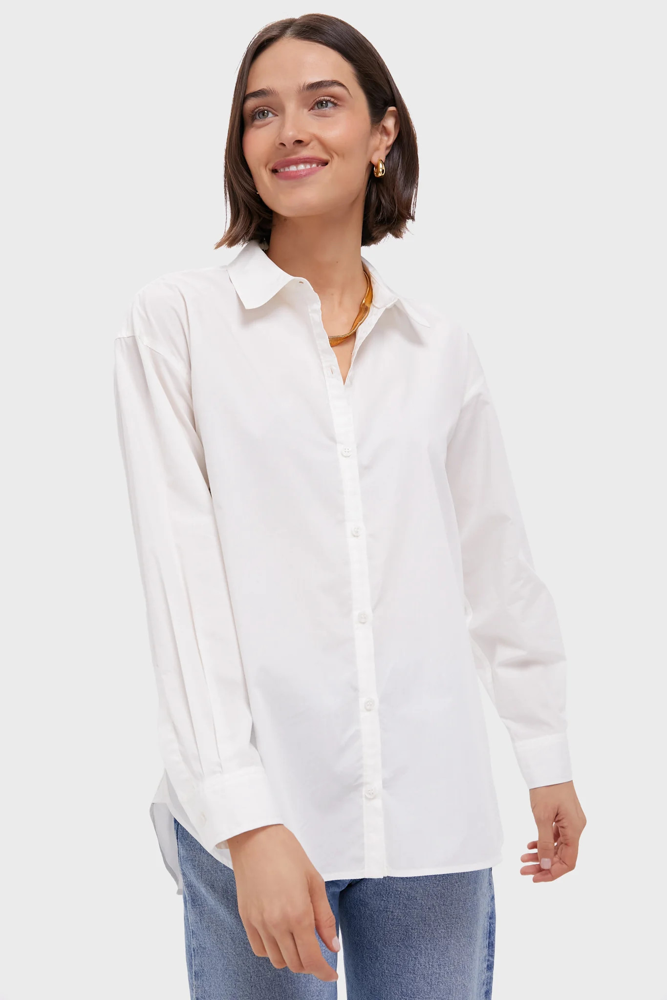 White Wexler Cotton Button Down | Tuckernuck (US)
