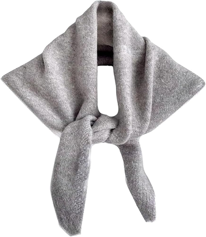Knitted Triangle Scarf for Women Pashmina Wrap Y2k Head Scarf Girl Fashion Accessories Streetwear... | Amazon (US)