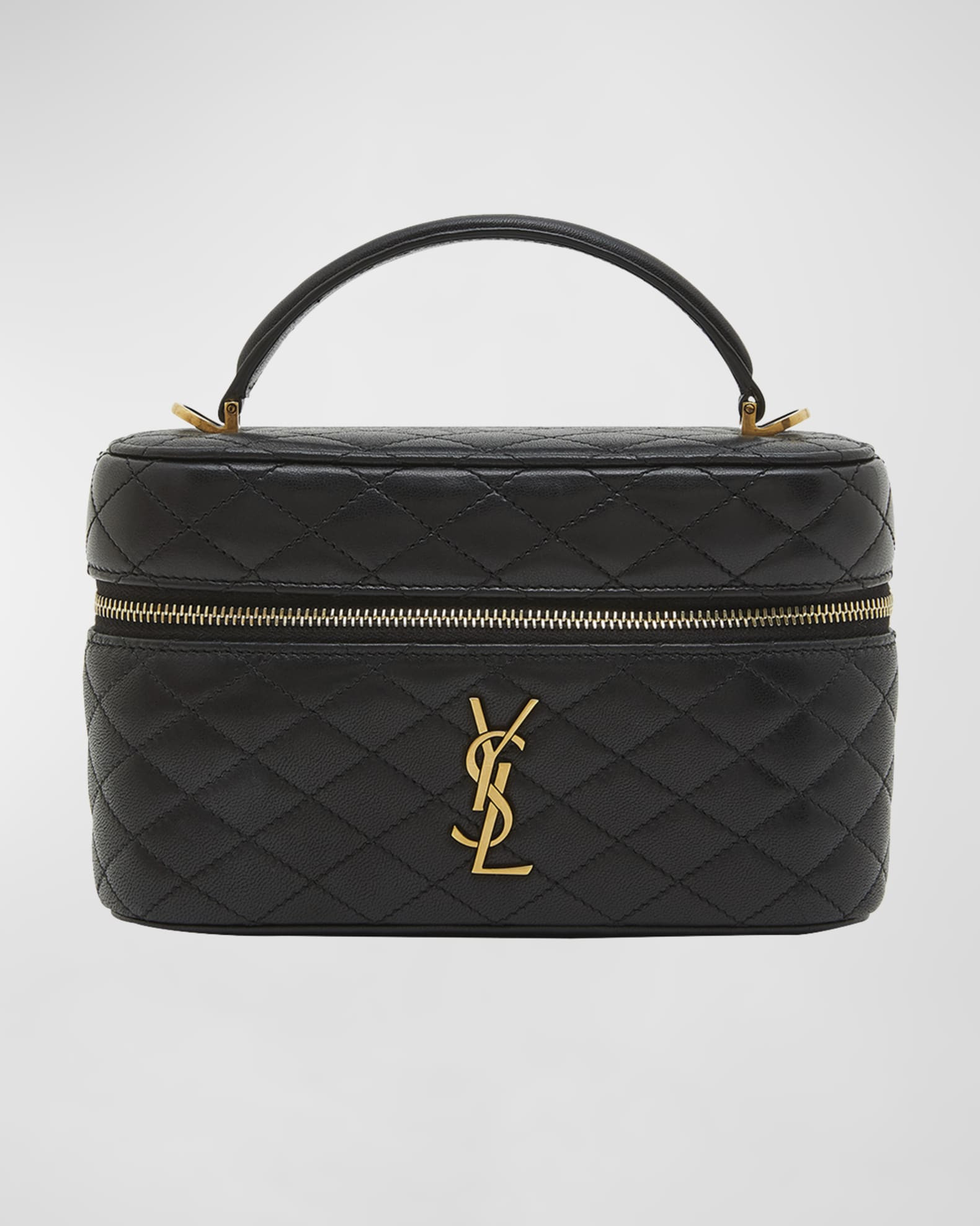 Saint Laurent Gaby Vanity Quilted Leather Bag | Neiman Marcus