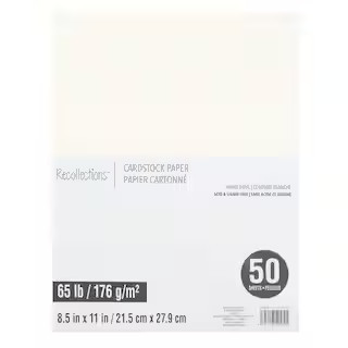 8.5" x 11" Cardstock Paper by Recollections™, 50 Sheets | Michaels Stores