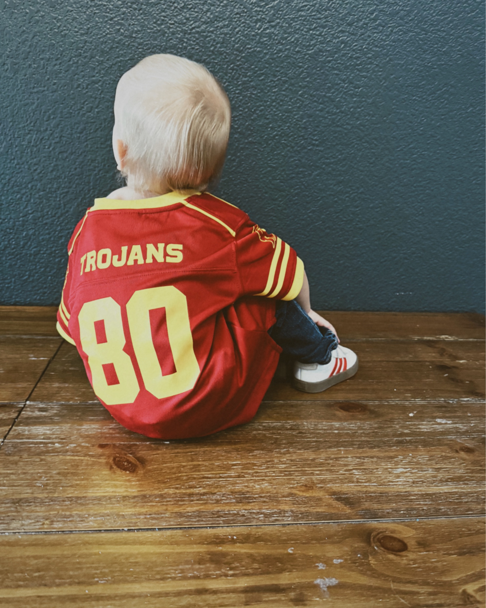 Game day toddler edition 🏈✨
He’s repping USC like a champ in this Target fit — comfy, affordable, and absolutely main character energy.

Linked here:
👖 Cat & Jack Jeans – Target- 18 Months 
❤️USC Jersey Tee – Target-3T
❤️Adidas Walkers – Nordstrom Rack-5 Walker 
🚲 Strider Balance Bike – a must for toddler mobility


#ToddlerStyle #LTKKids #GameDayFit #CatAndJack #TargetFinds #StriderBike #BoyMomStyle #MiniOOTD #ThriftyToddler #LTKFallLooks #CuratedByMom

#LTKKids #LTKBaby #LTKFamily