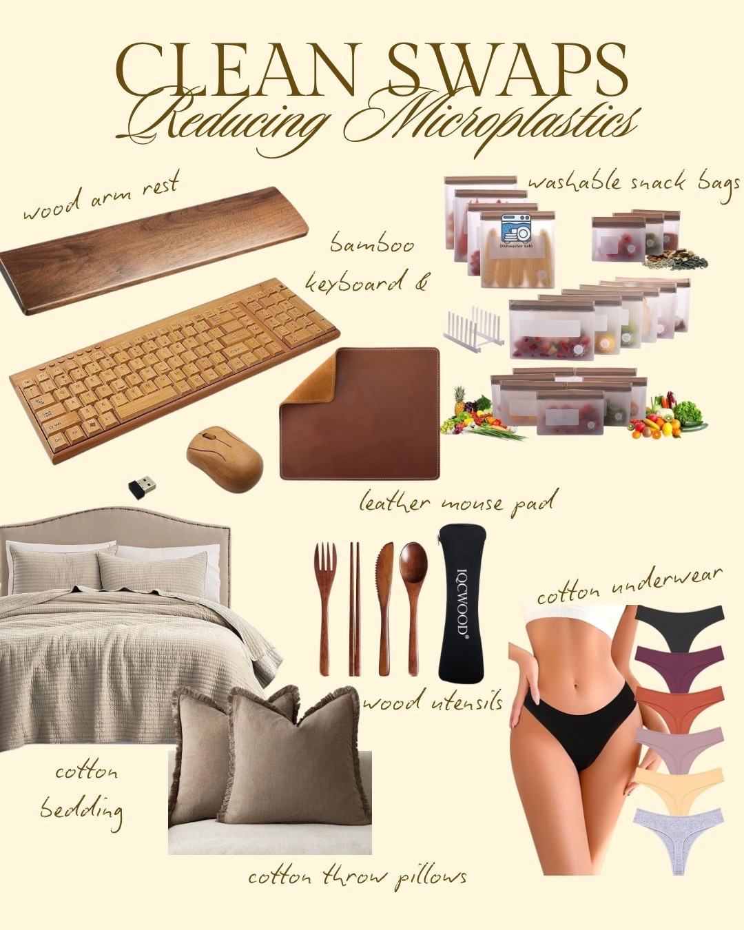 Amazon microplastic swaps ✨🍴🛏️⌨️

#LTKHome #LTKSaleAlert #LTKmomlife