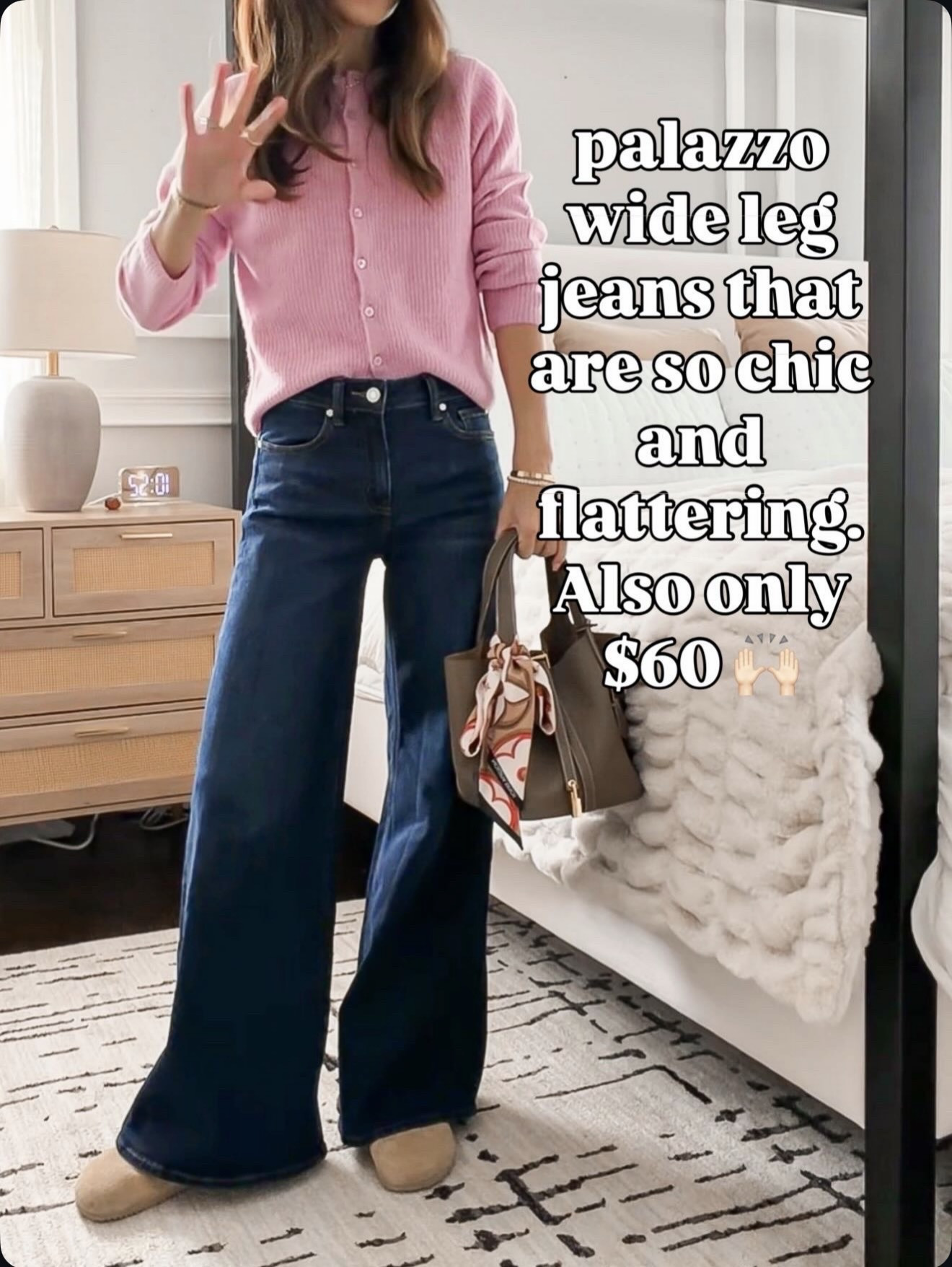 These chic palazzo jeans are SO flattering and only $60… easy yes 😍🔗⬇️

#LTKmomlife #LTKOver40 #LTKSeasonal