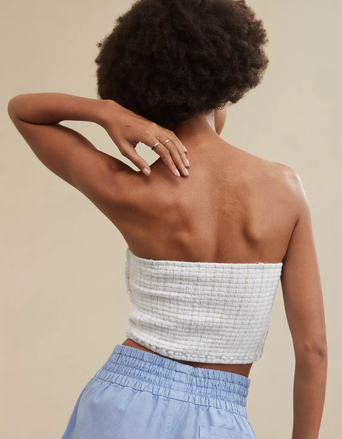 Aerie Pool-To-Party Cinched Tube Top | Aerie