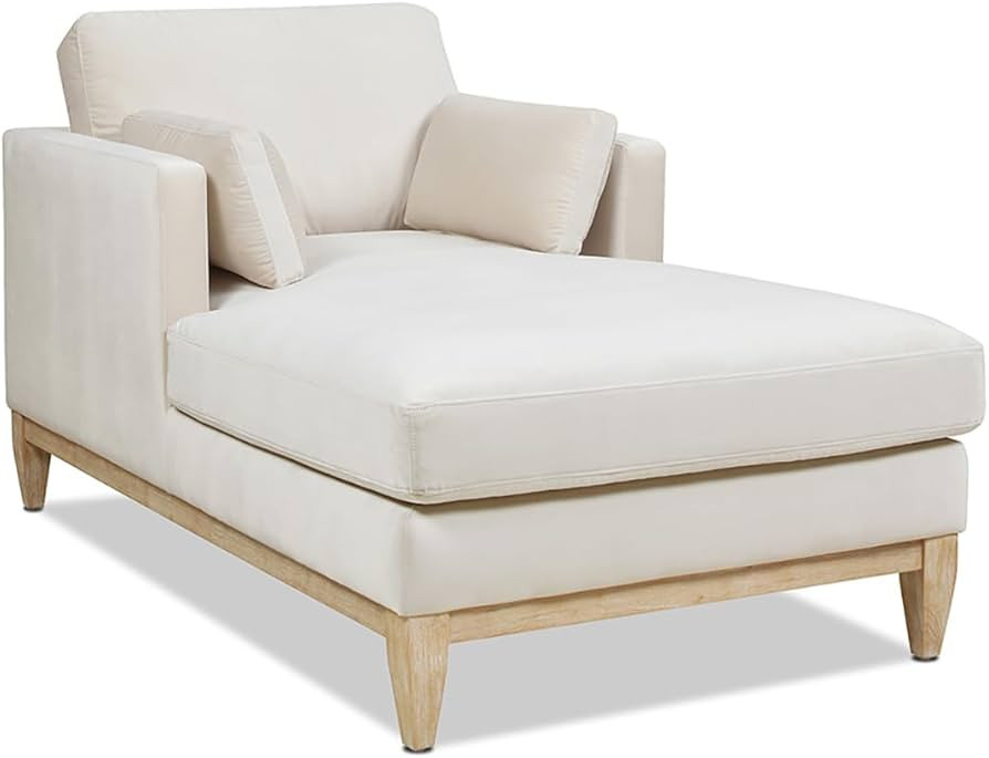 Jennifer Taylor Home Knox Modern 65" Performance Velvet Upholstered Indoor Living Room Chaise Lou... | Amazon (US)