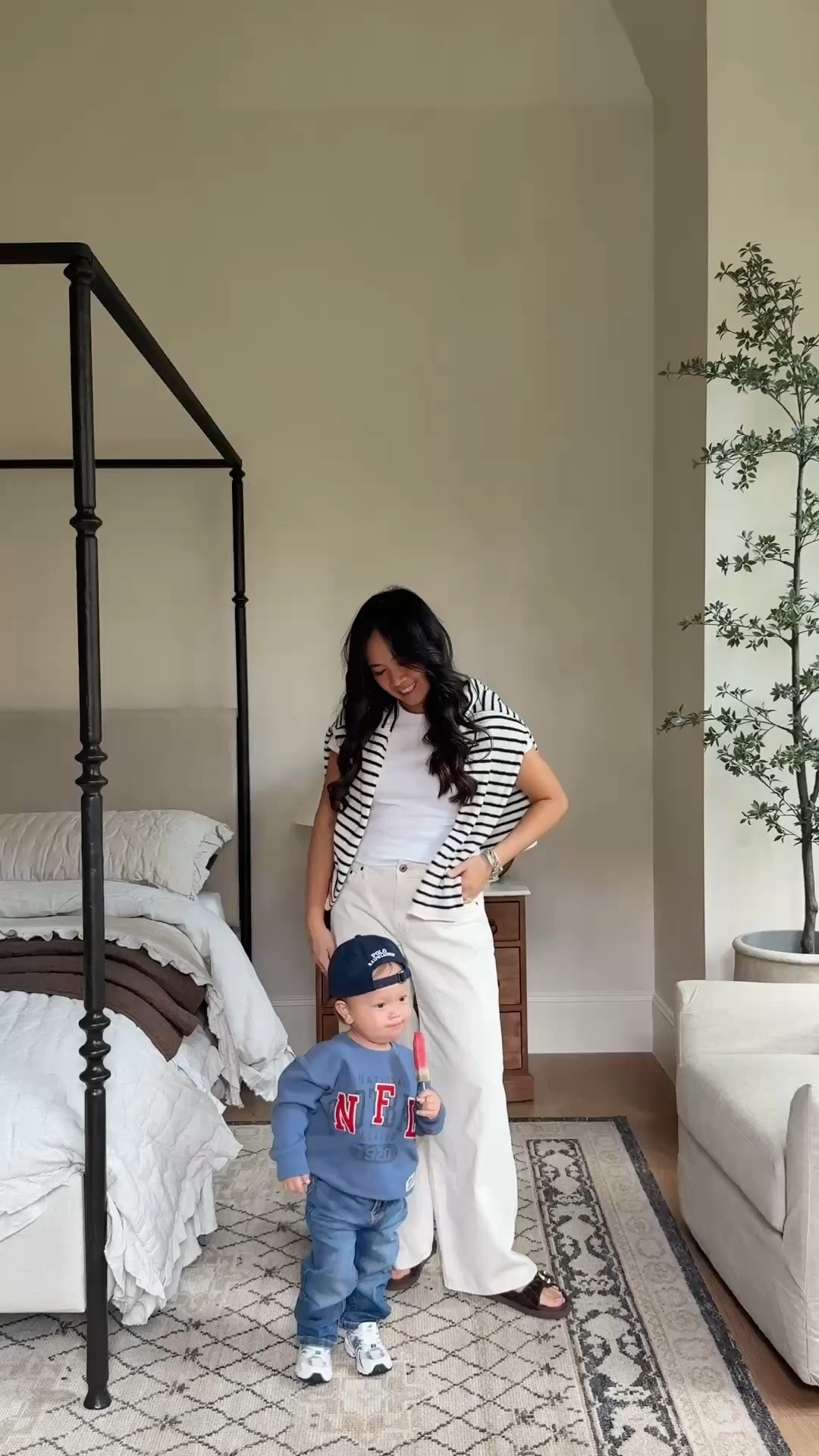 Abercrombie denim sale! 25%-50% off all denim plus 15% off with code DENIMAF! I'm wearing the ecru wide leg low rise short and it fits perfectly! @abercrombie @abercrombiekids

#LTKmomlife #LTKKids #LTKBaby