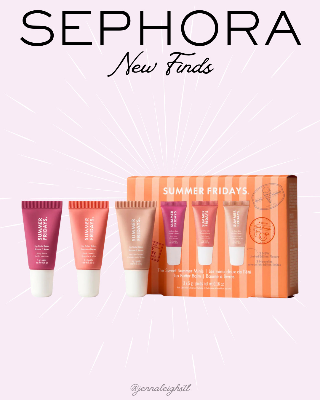 The new limited edition Summer Fridays Sweet Summer Minis Lip Butter Balm Trio just landed at Sephora. These mini balms are too cute and a fun way to try multiple flavors. 

 #LTKSeasonal #LTKBeauty